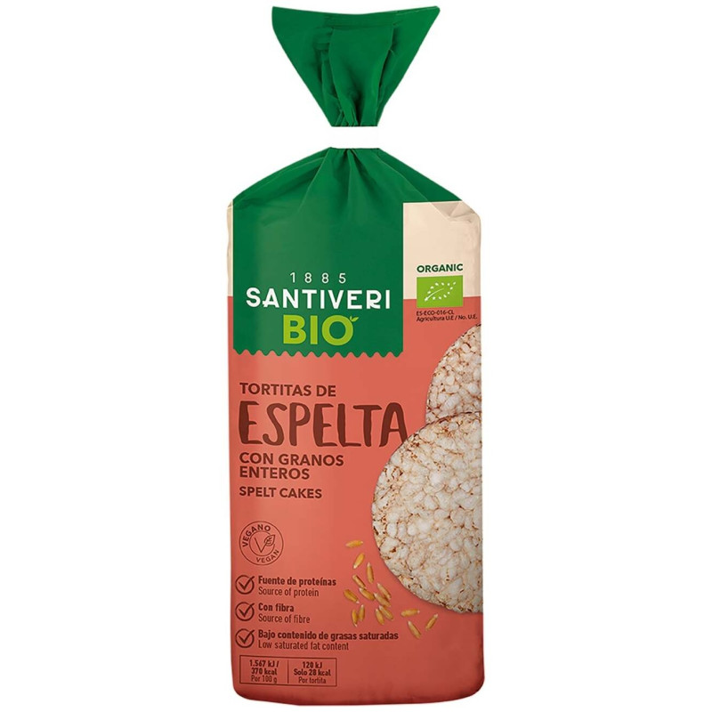Tortitas de Espelta 100gr. Bio - Santiveri