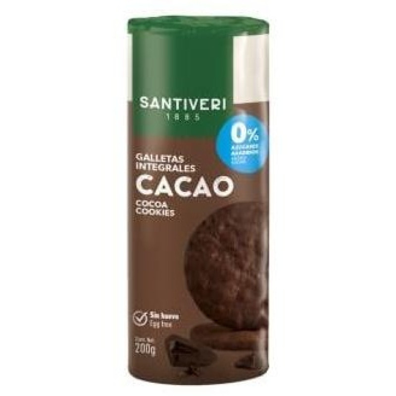 Galletas Digestive Cacao 0% Azucares 200gr - Santiveri