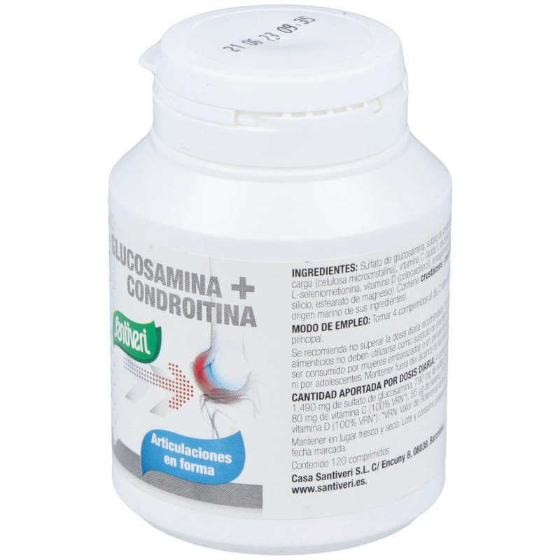 Artrosin Glucosamina+condroitina 120comp - Santiveri
