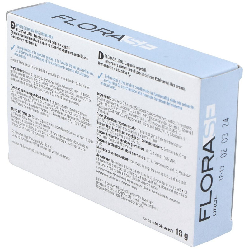 Florase Urol 40 Caps - Santiveri
