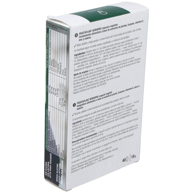 Prostaplan Serenpro 40cap - Santiveri