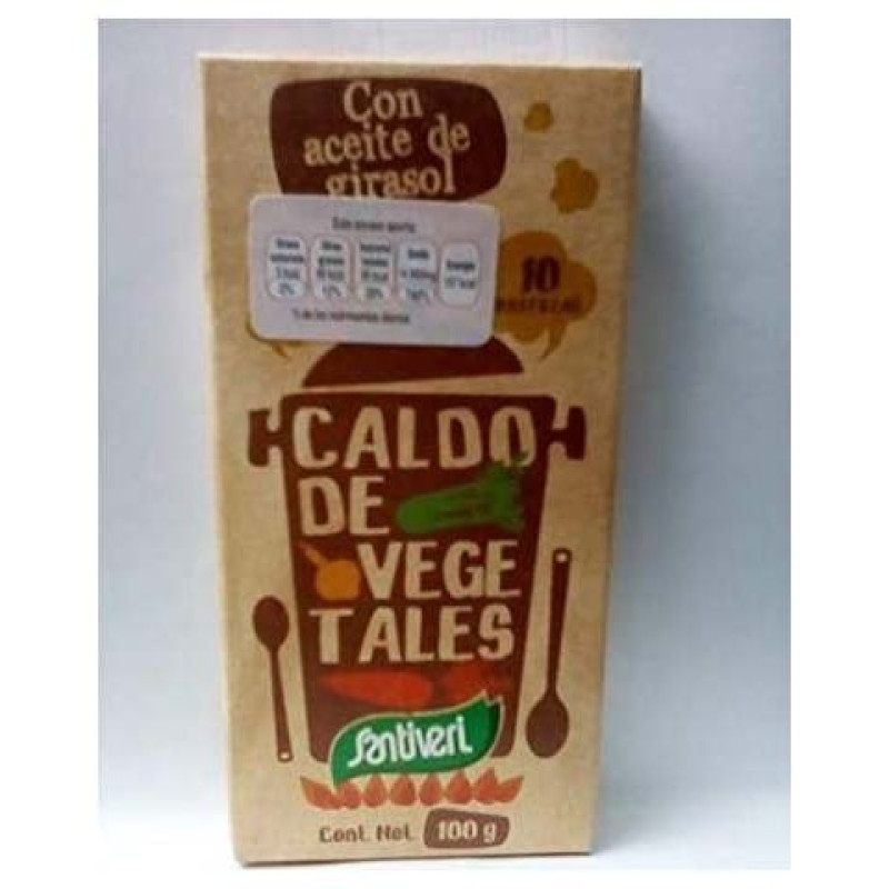 Caldo Vegetal 12 Pastillas - Santiveri