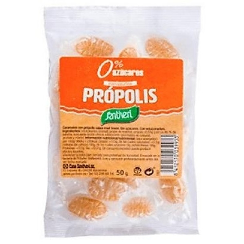 Caramelos Propolis sin Azucar 50g - Santiveri