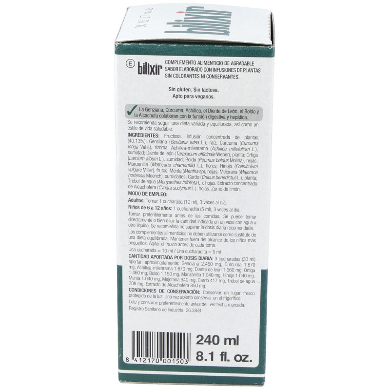 Bilixir Jarabe 240Ml.