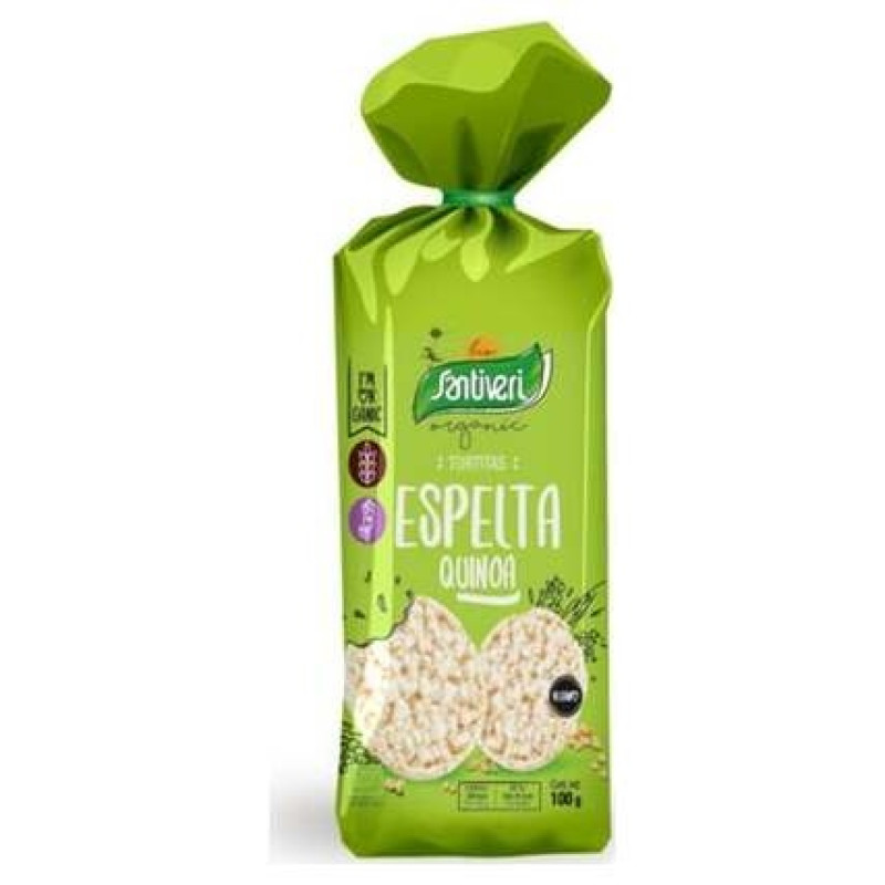 Tortitas Espelta Quinoa Bio 100g - Santiveri