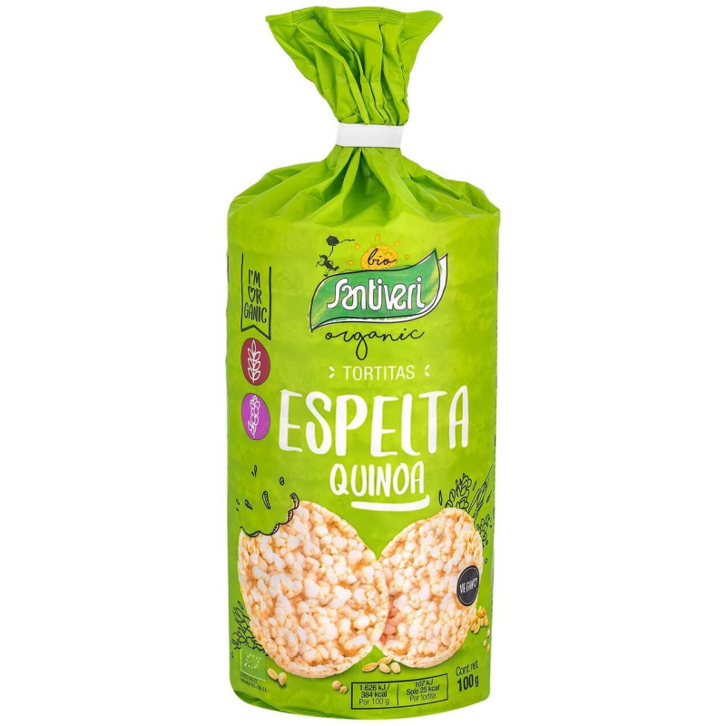 Tortitas Espelta Quinoa Bio 100g - Santiveri