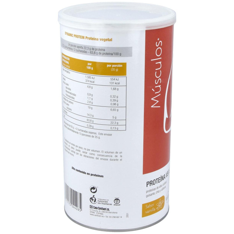 Dynamic Proteina Vegetal Vainilla 455Gr.