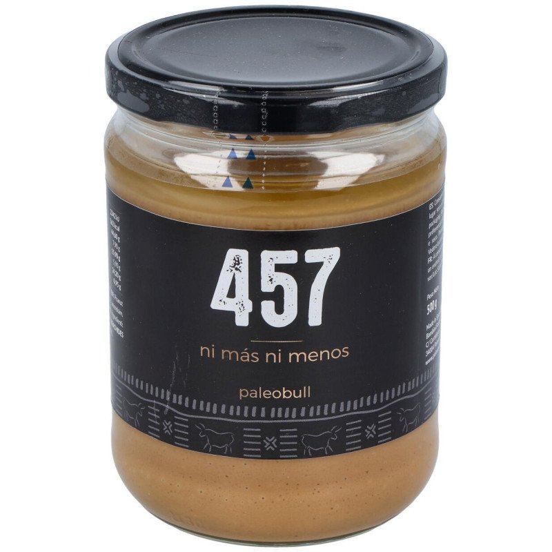 Crema 100% Natural Cacahuete 500g - Paleobull