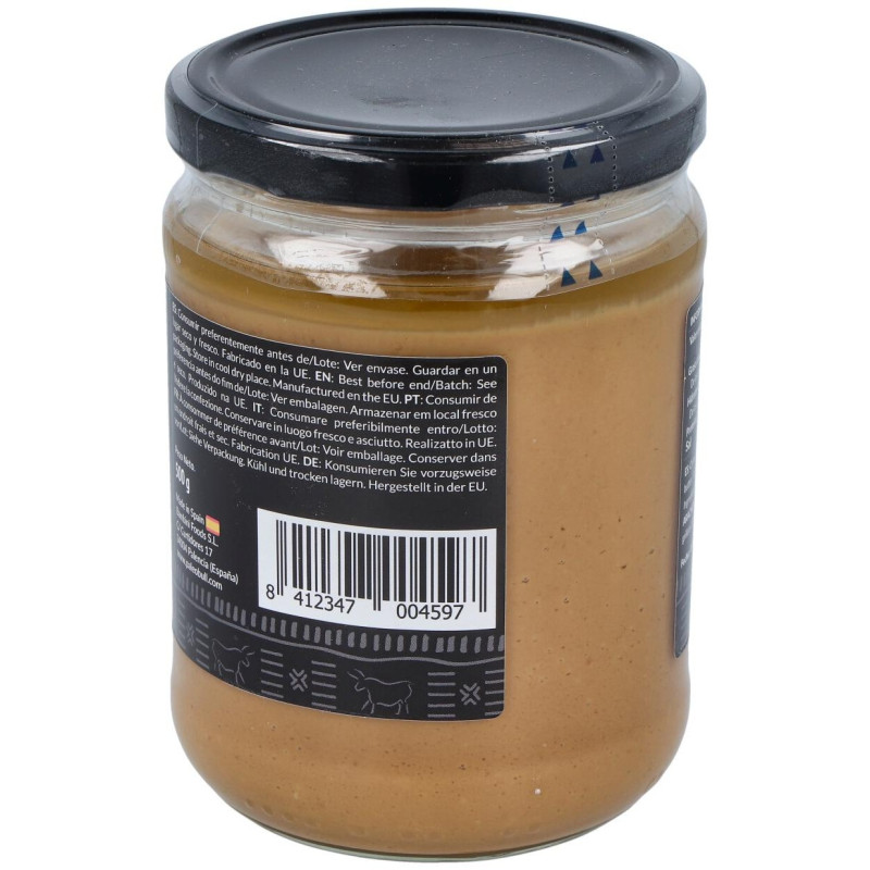 Crema 100% Natural Cacahuete 500g - Paleobull