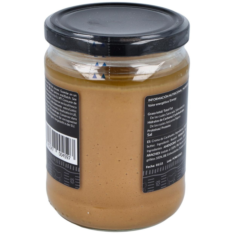 Crema 100% Natural Cacahuete 500g - Paleobull