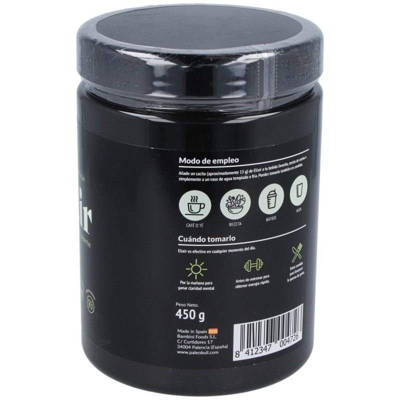 Elixir Colageno+aceitetcm Chocolat 450gr - Paleobull