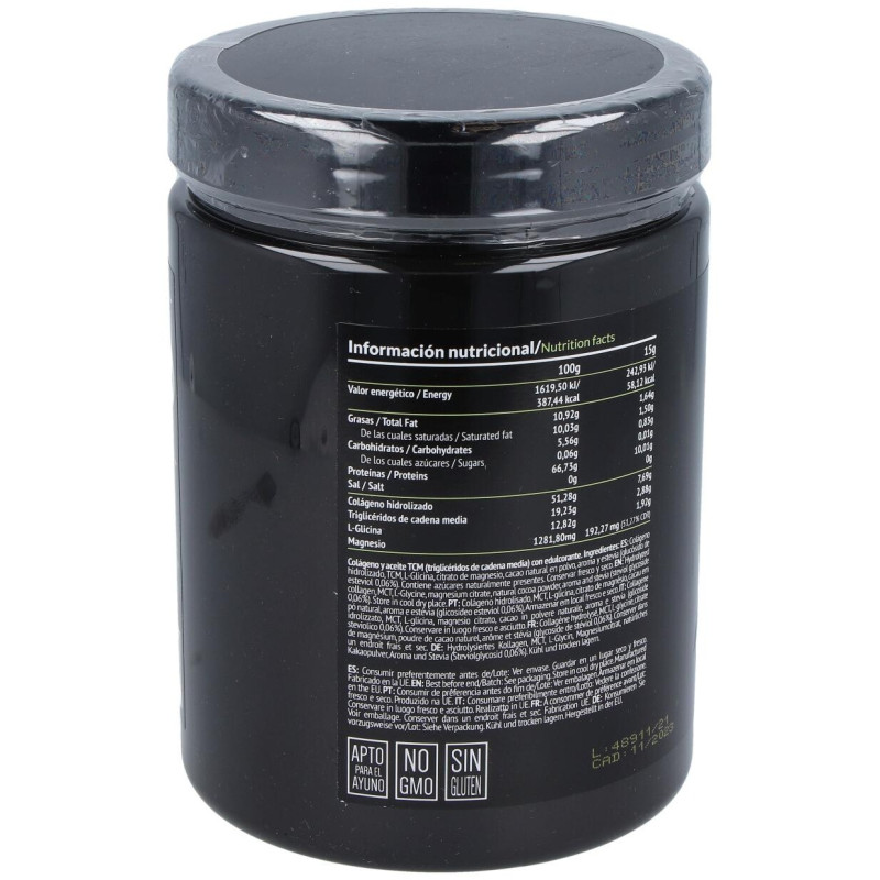 Elixir Colageno+aceitetcm Chocolat 450gr - Paleobull
