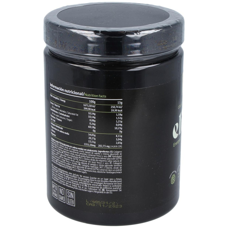 Paleobull Elixir Colageno+Aceitetcm Vainilla 450Gr