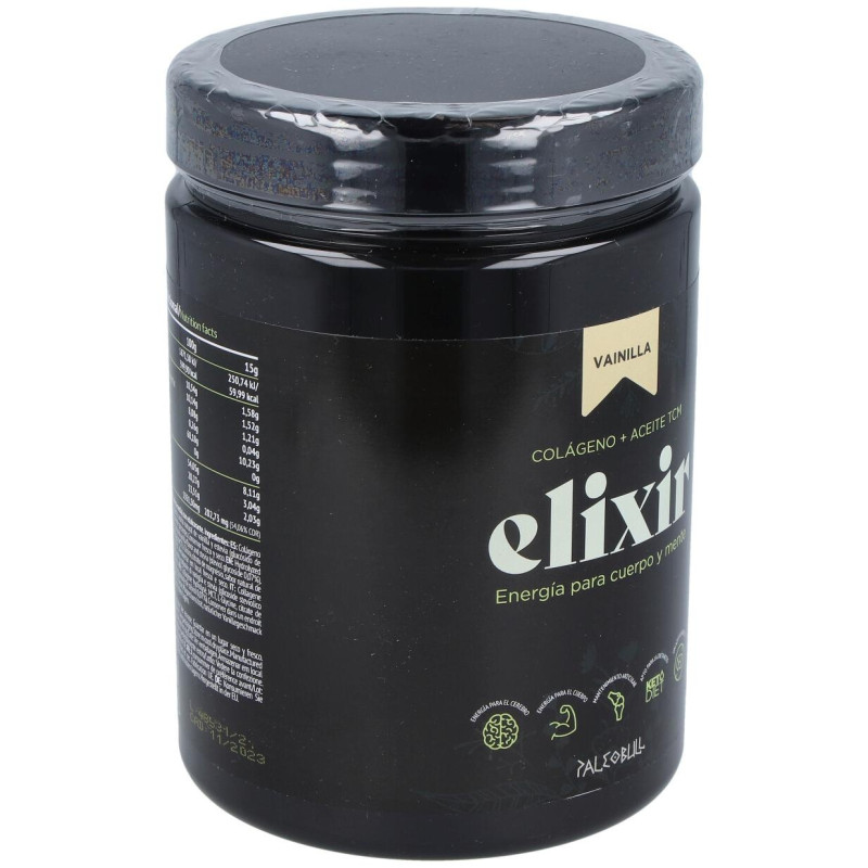 Paleobull Elixir Colageno+Aceitetcm Vainilla 450Gr