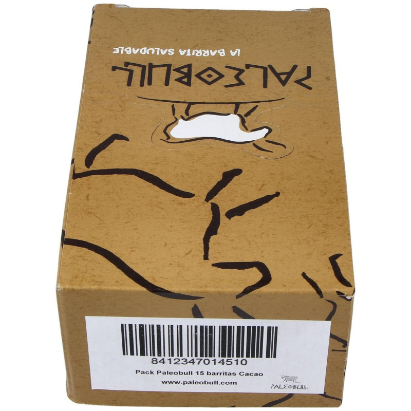 Paleobull Barritas Cacao Caja 15Ud.