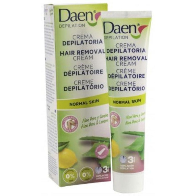Crema Depilatoria Aloe Vera Y Limón Piel Normal 125 Ml