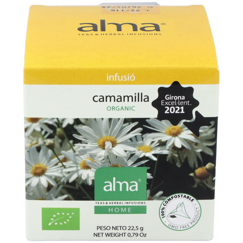 Manzanilla Infusion 15Piramides. Eco Vegan
