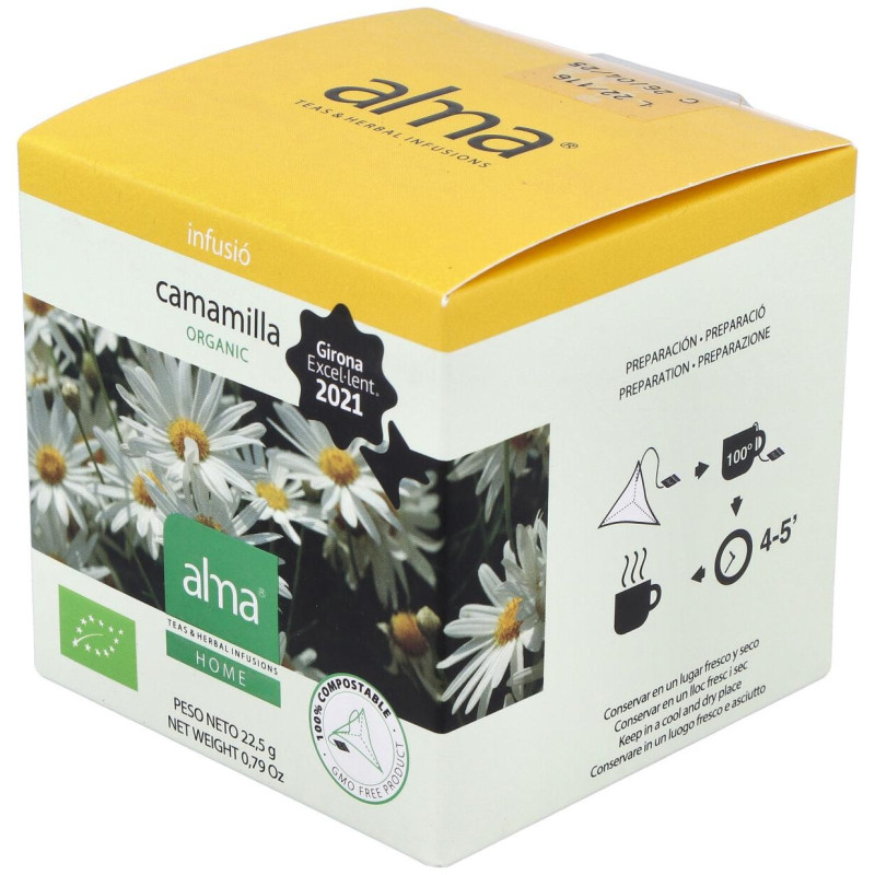 Manzanilla Infusion 15Piramides. Eco Vegan