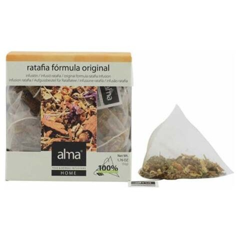 Alma Home Ratafia Infusión Pirámides Eco Vegan 15Uds
