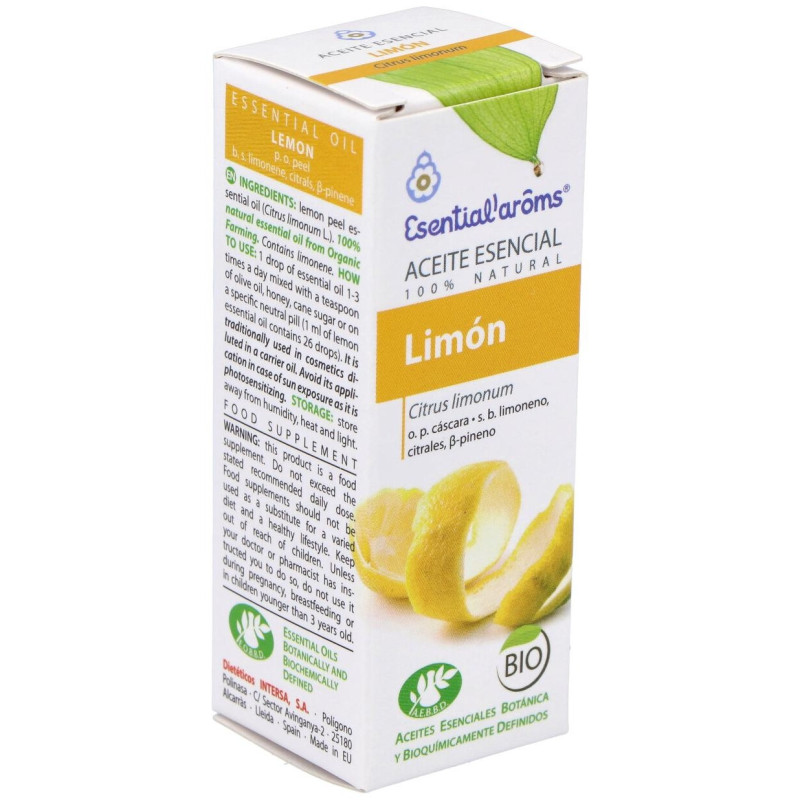 Esencia Limon Bio 10ml - Esential Aroms