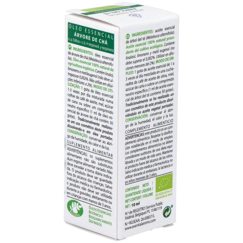 Esential Aroms Aceite Esencial Arbol De Té 10Ml