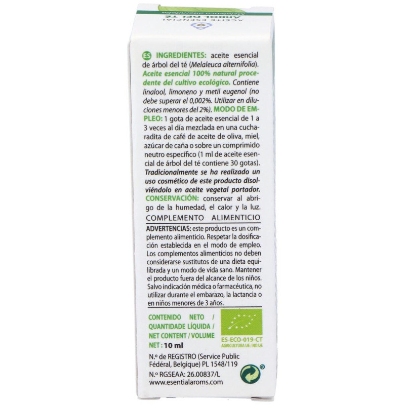 Esential Aroms Aceite Esencial Arbol De Té 10Ml
