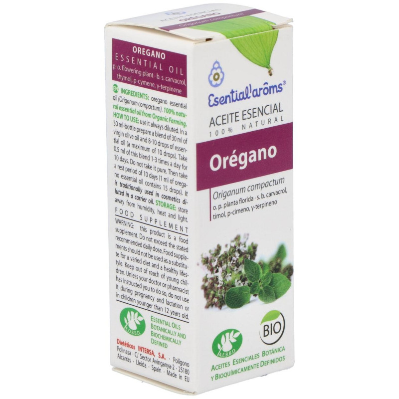 Esential'aroms Aceite Esencial Orégano Bio 10 ml - Esential Aroms