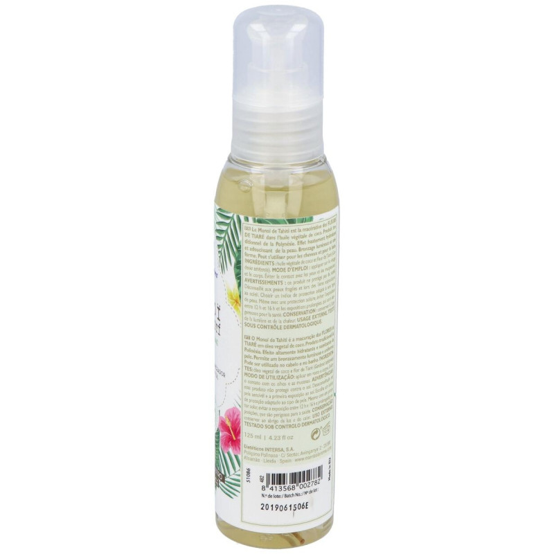 Aceite Monoi Tahiti Seco 125ml - Esential Aroms