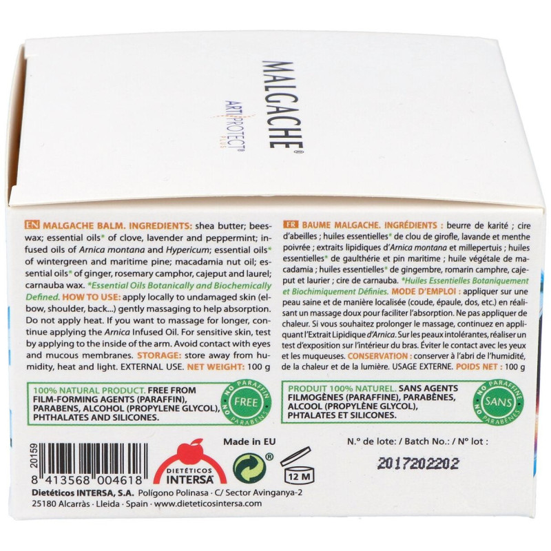 Balsamo Malgache 100g - Intersa