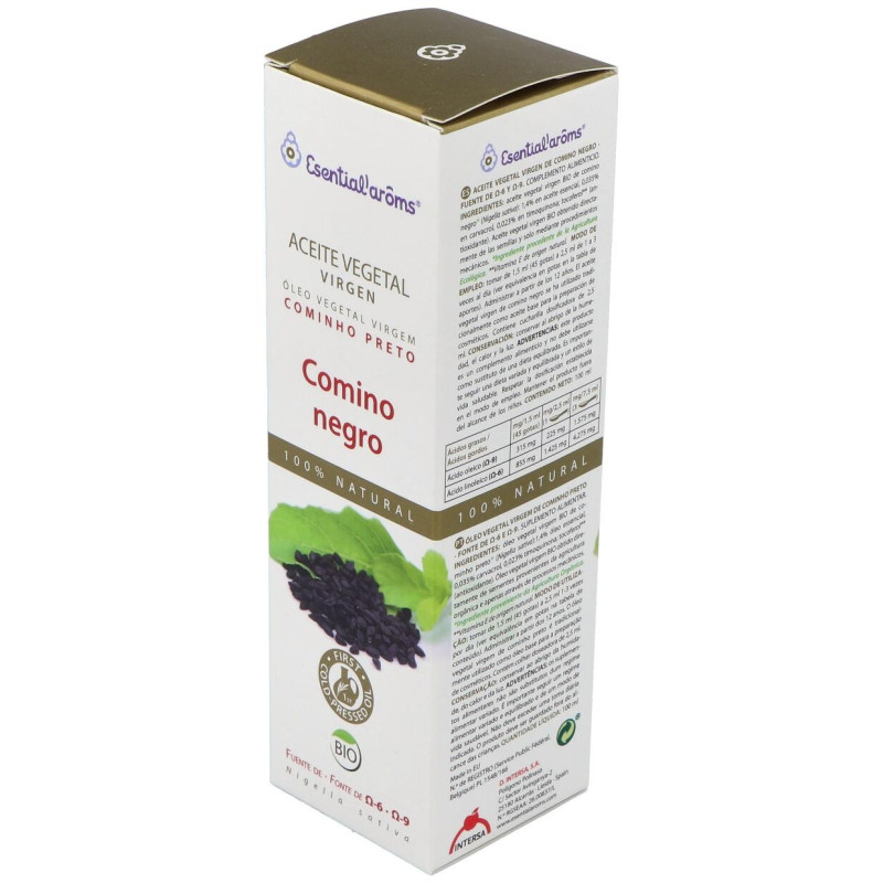 Esential'arôms Aceite Vegetal Virgen Extra Comino Negro 100ml - Esential Aroms
