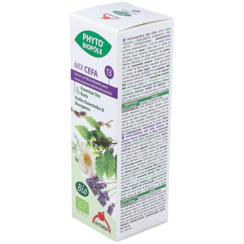 Phyto - Bipole Mix - Cefa (cefaleas) 50ml - Intersa