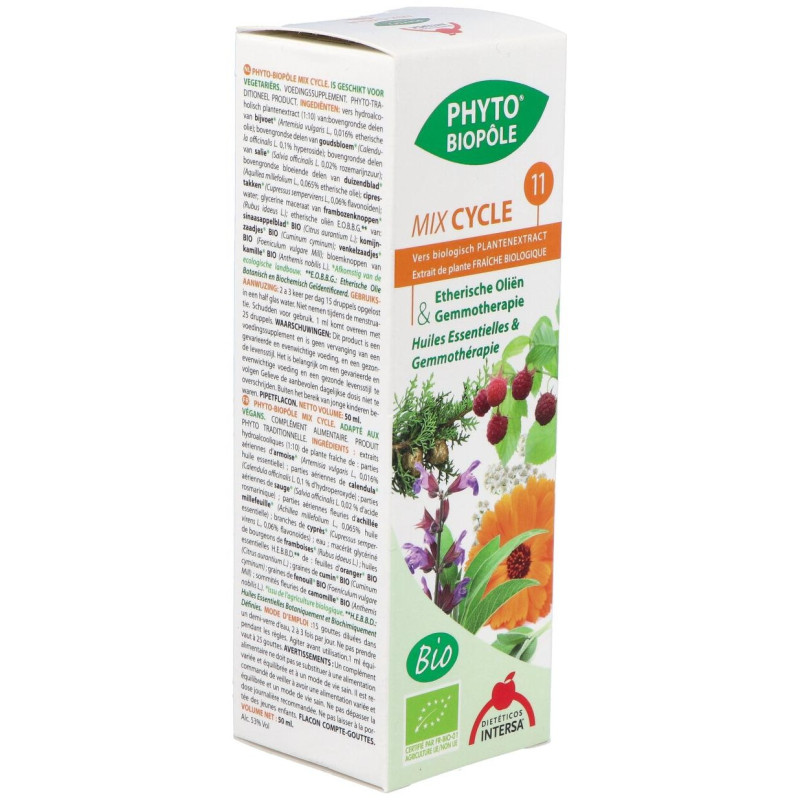Phyto - Bipole Mix - Cycle (ciclo Menstrual) 50ml - Intersa