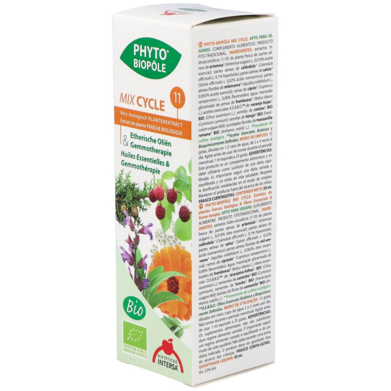 Phyto - Bipole Mix - Cycle (ciclo Menstrual) 50ml - Intersa