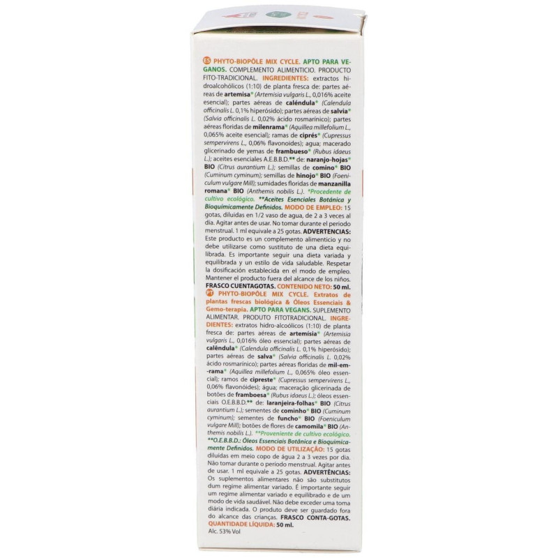 Phyto - Bipole Mix - Cycle (ciclo Menstrual) 50ml - Intersa