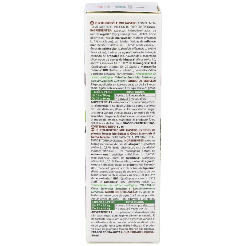 Phyto - Bipole Mix - Gastro (digestion) 50ml - Intersa