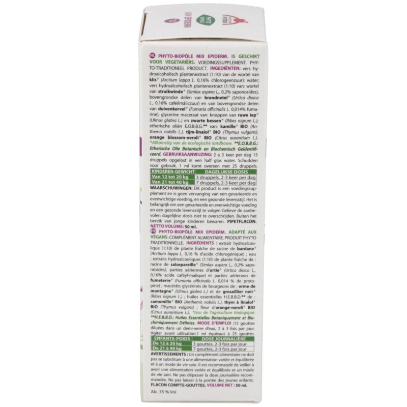 Phytobiopole Mix Nº 10 Epiderm Bio 50ml - Intersa