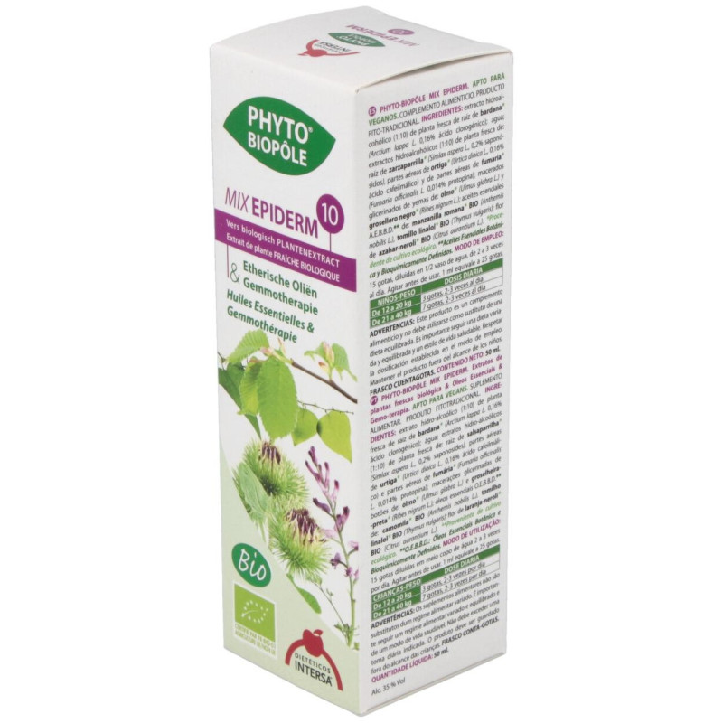 Phytobiopole Mix Nº 10 Epiderm Bio 50ml - Intersa