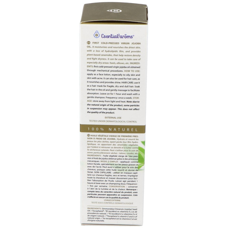 Aceite de Jojoba 100ml - Esential Aroms