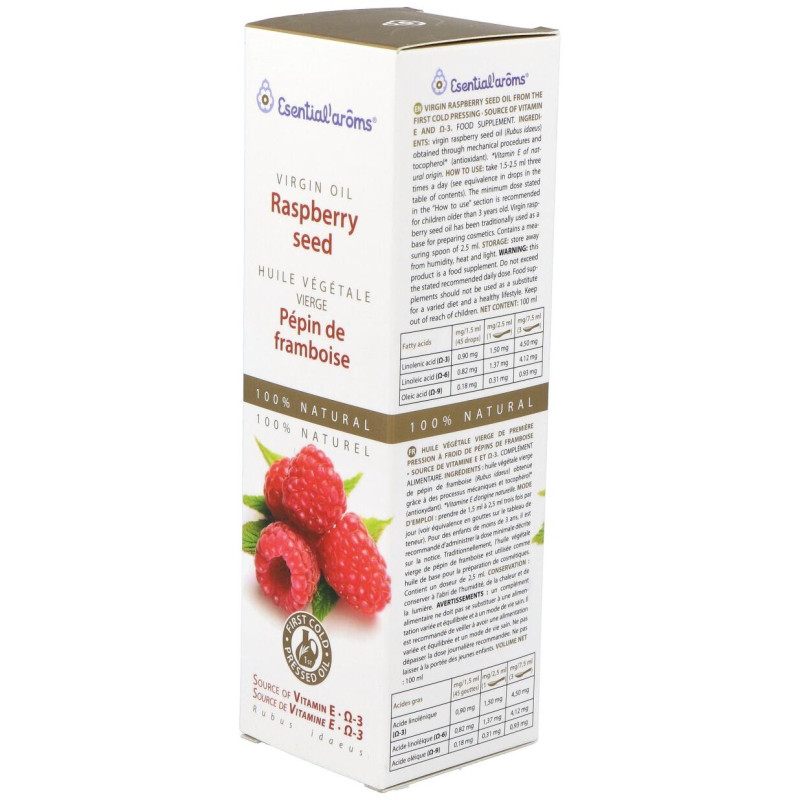 Aceite Frambuesa Antiedad 100ml - Esential Aroms