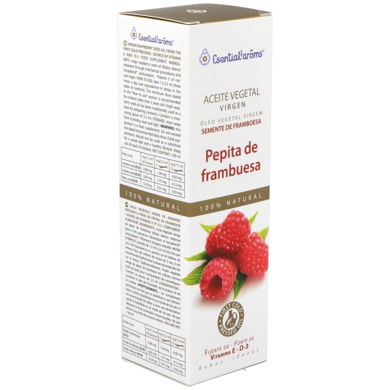 Aceite Frambuesa Antiedad 100ml - Esential Aroms