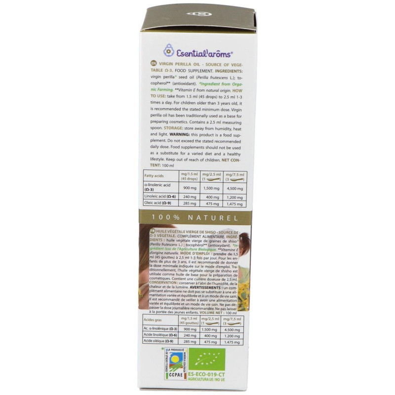 Esential Aroms Perilla Aceite Vegetal 100Ml