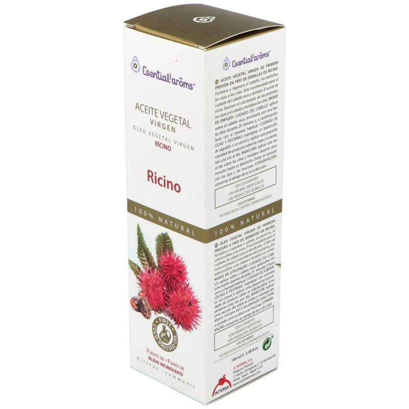 Esential’arôms Aceite Vegetal de Ricino, 100 ml - Esential Aroms
