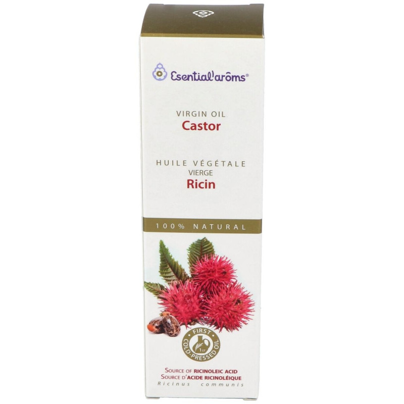 Esential’arôms Aceite Vegetal de Ricino, 100 ml - Esential Aroms