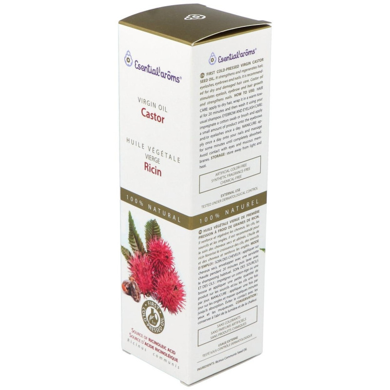 Esential’arôms Aceite Vegetal de Ricino, 100 ml - Esential Aroms