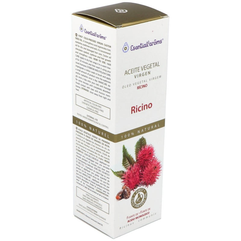 Esential’arôms Aceite Vegetal de Ricino, 100 ml - Esential Aroms