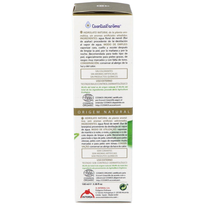 Agua Floral Neroli de Azahar 100ml - Esential Aroms