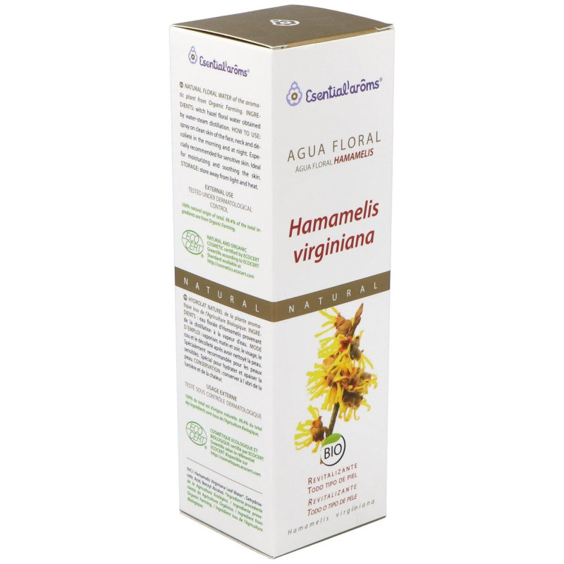 Agua Floral Hamamelis 100ml. Ecocert - Esential Aroms