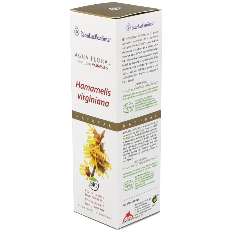 Agua Floral Hamamelis 100ml. Ecocert - Esential Aroms