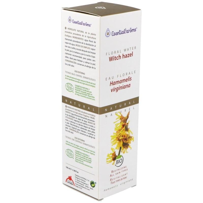 Agua Floral Hamamelis 100ml. Ecocert - Esential Aroms