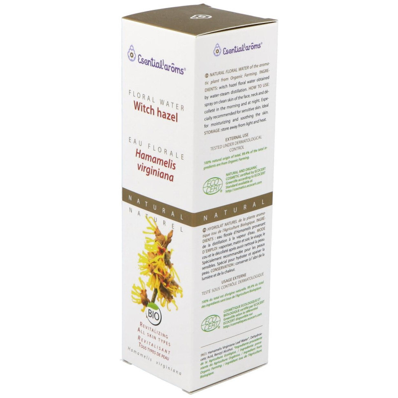 Agua Floral Hamamelis 100ml. Ecocert - Esential Aroms